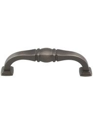 Katharine Cabinet Pull - 3 3/4 inch Center-to-Center in Brushed Pewter.